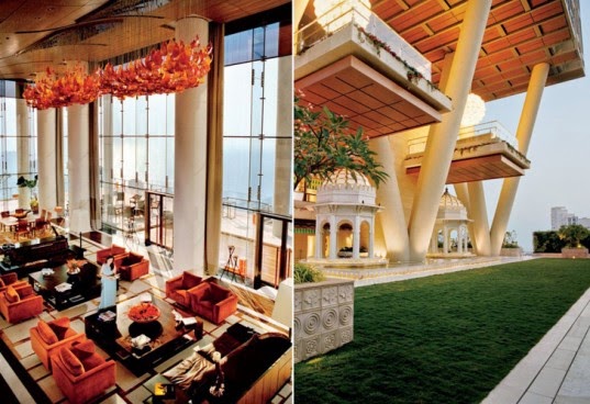 Antilia interior e exterior