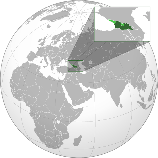 Letak negara Georgia