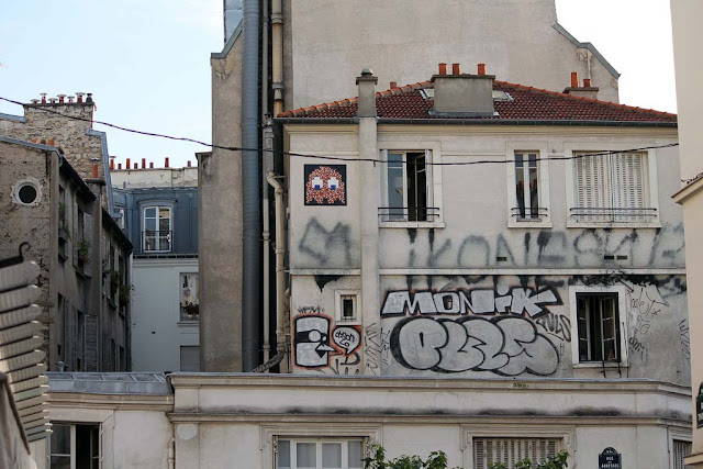 Ghost Street Art By Invader in Paris, France