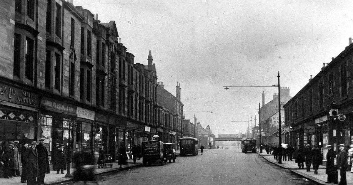 Old Photograph Hamilton Road Bellshill Scotland