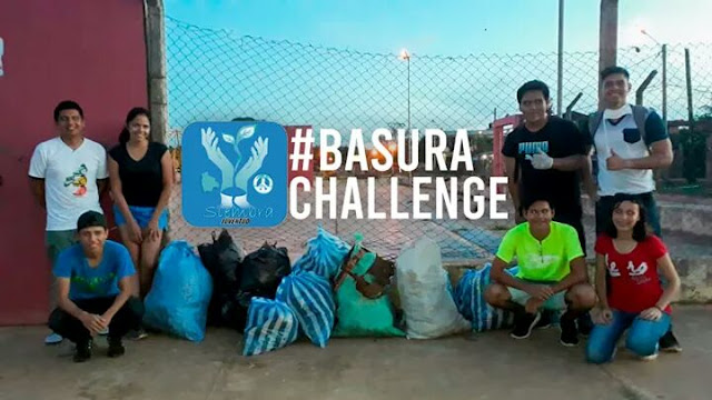 Siembra Juventud Beni se suma al reto #BasuraChallenge