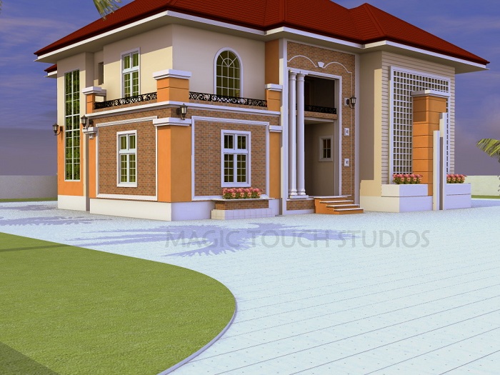 5 bedroom duplex - modern and contemporary nigerian building designs