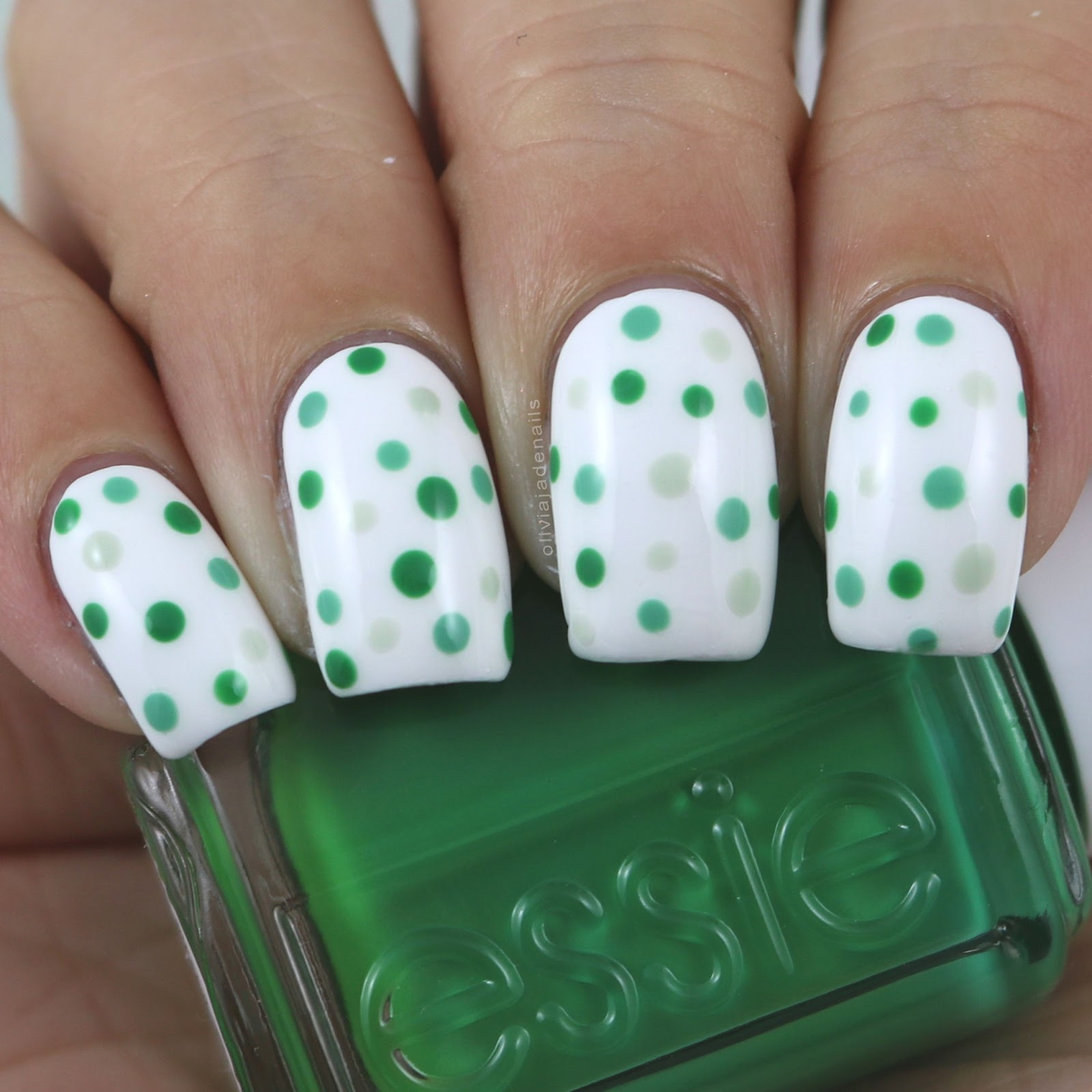 Olivia Jade Nails 31DC2017 Green Nails