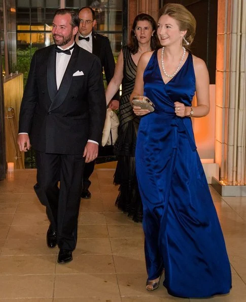 Prince Guillaume and Crown Princess Stephanie of Luxembourg attended the 2018 Luxembourg-American Business Award Dinner in New York