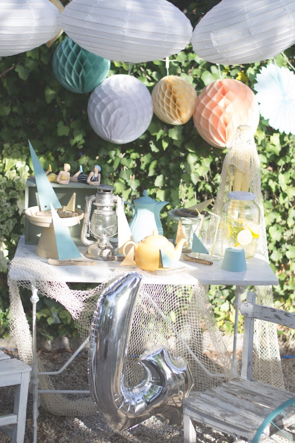 Cumpleaños infantil fiesta marinera