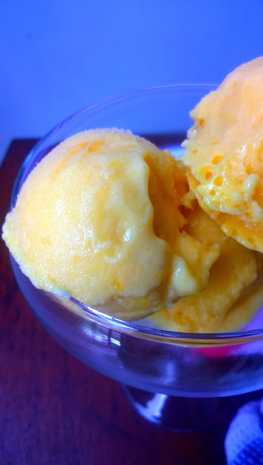 CONDENSED MILK MANGO SORBET / Nairobi Kitchen