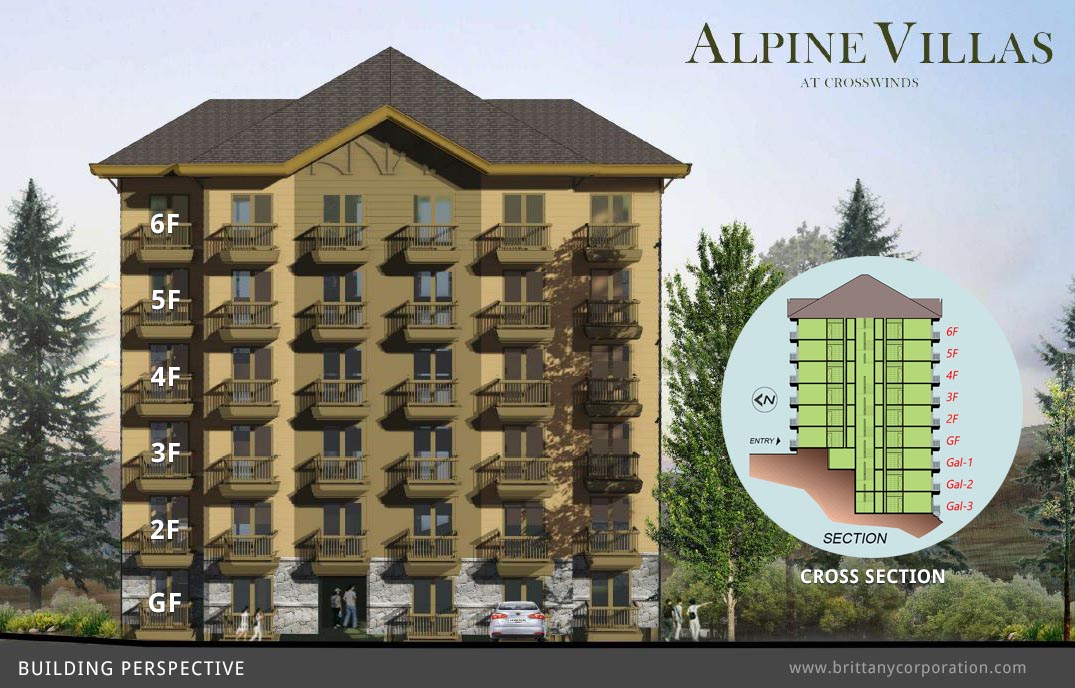 CROSSWINDS TAGAYTAY ALPINE VILLAS Studio With Balcony 30.28 Sqm