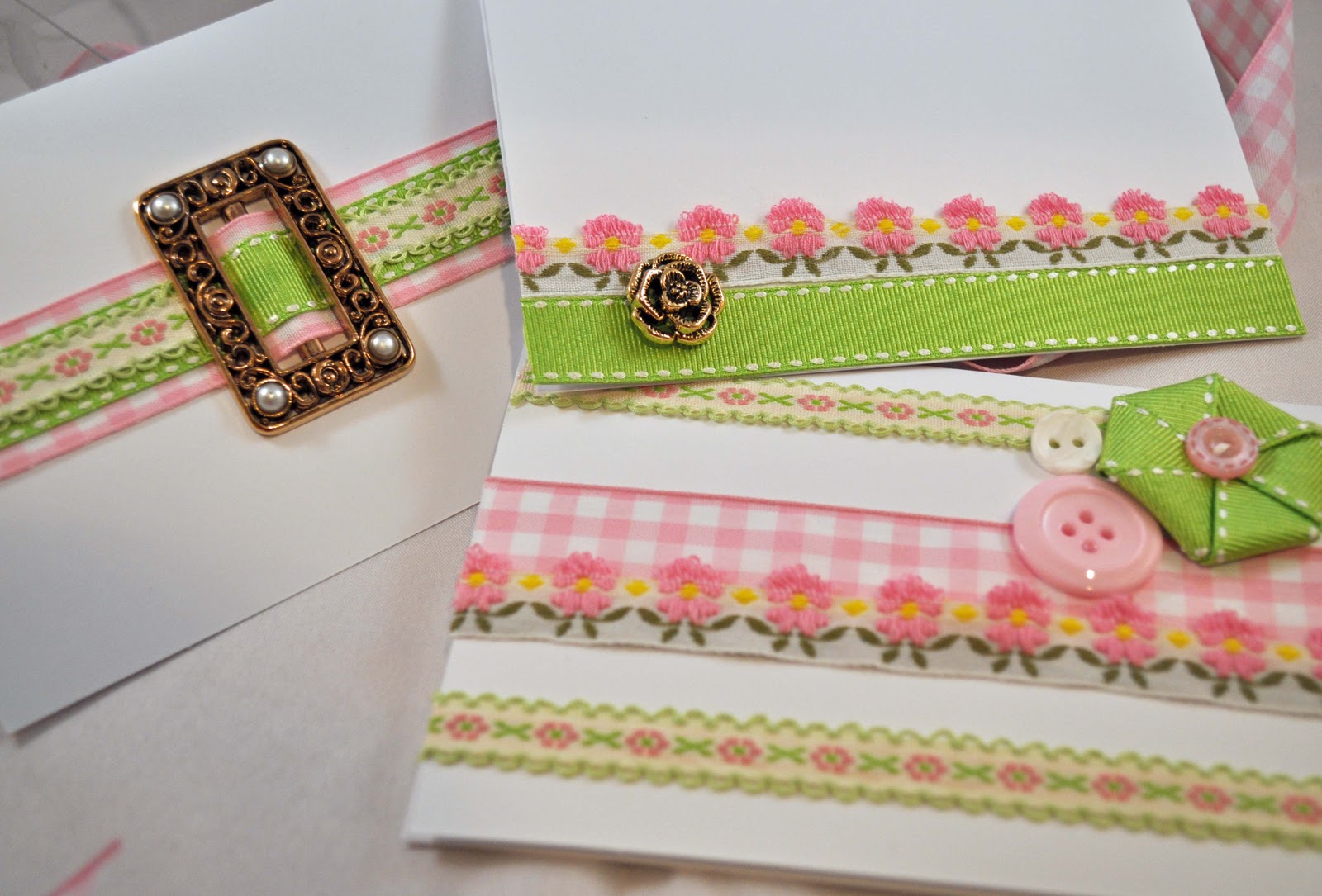 Button Note Cards - Laura K. Bray Designs