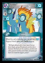 My Little Pony Spitfire, Wing Leader High Magic CCG Card