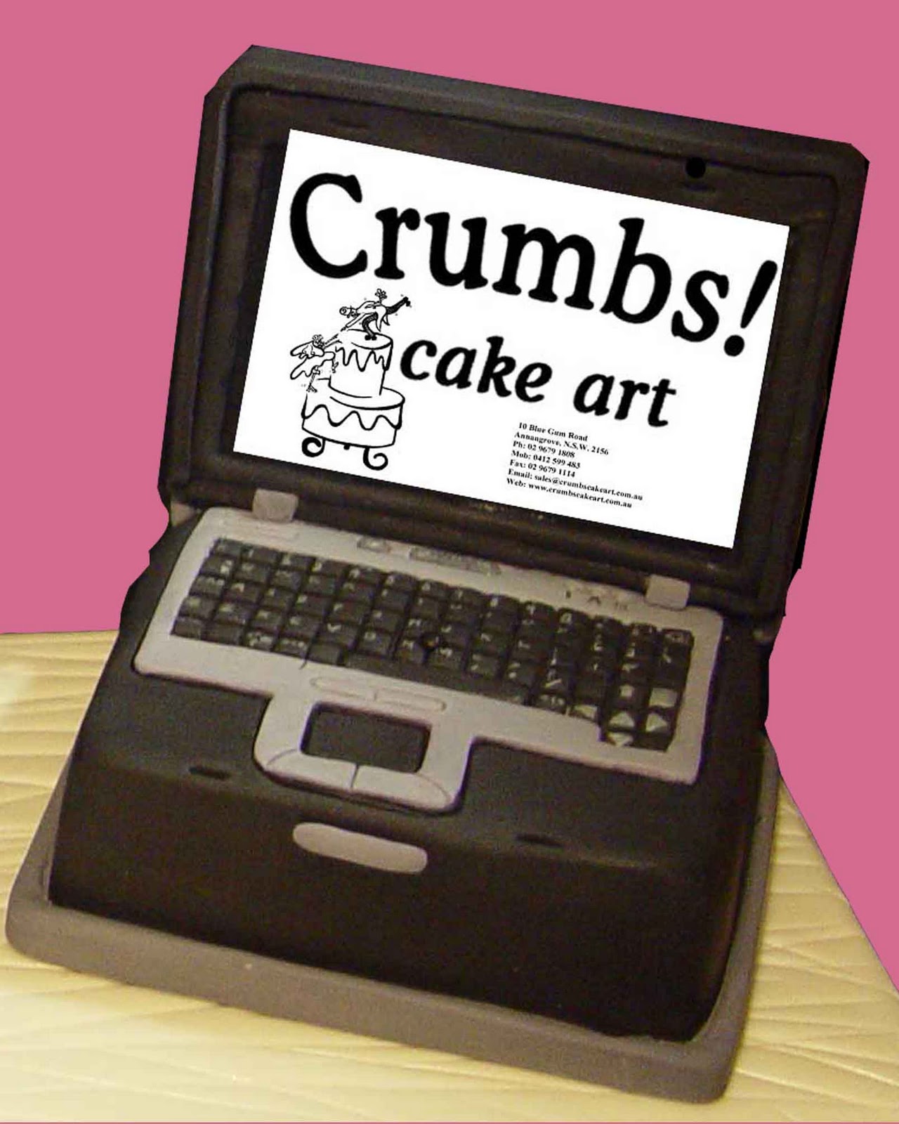 to Crumbs! Cake Art site is