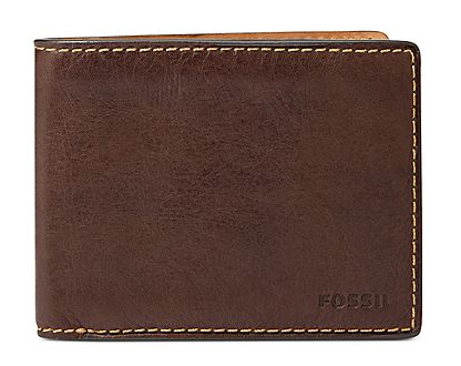 Boutique Malaysia: Fossil Lane Leather Bifold Mens Wallet