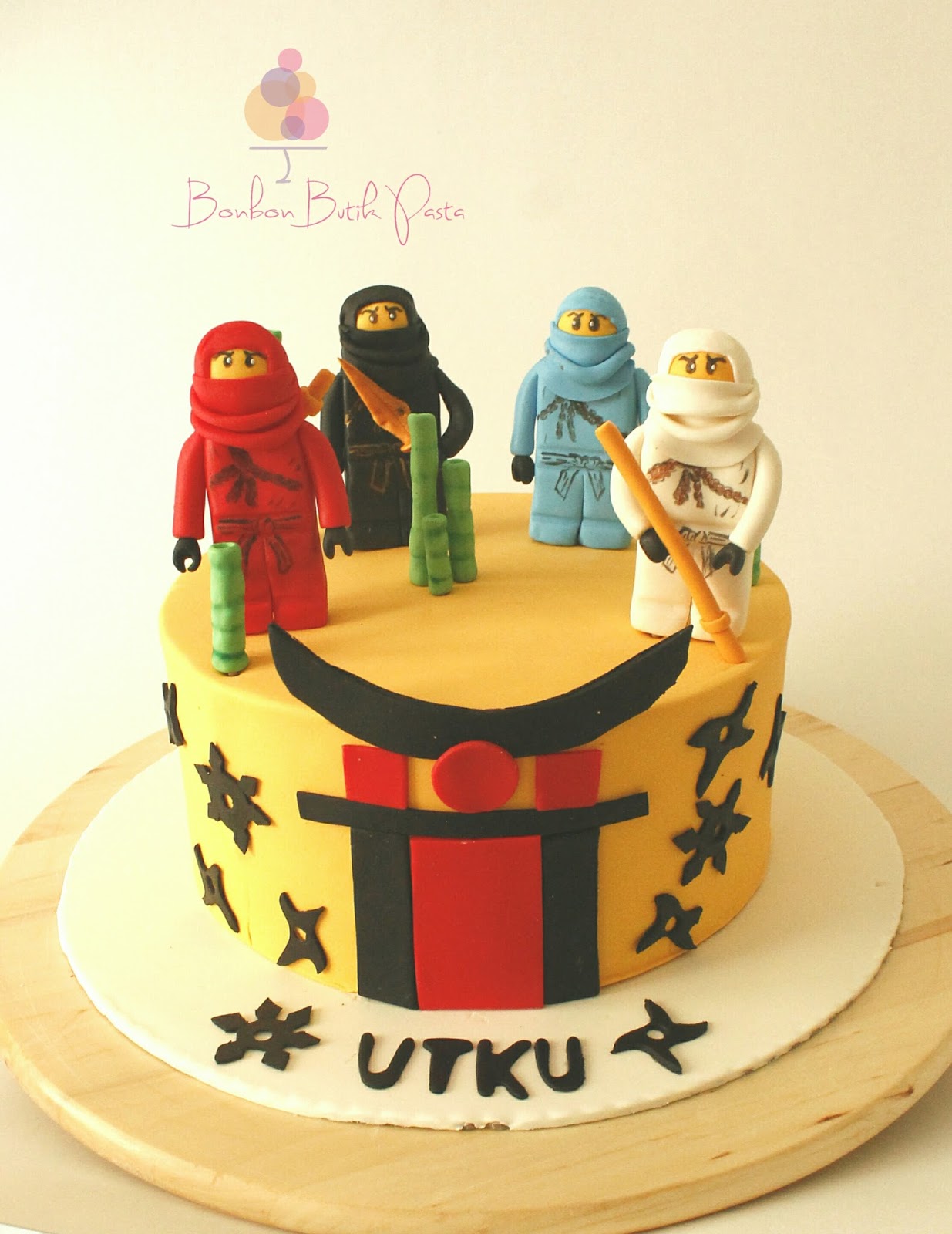 Bonbon Butik Pasta lego ninjago doğum günü pastası