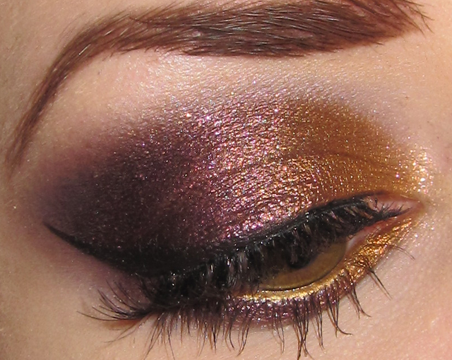 Glitter Is My Crack Copper Bronze Purple And Plum Eye