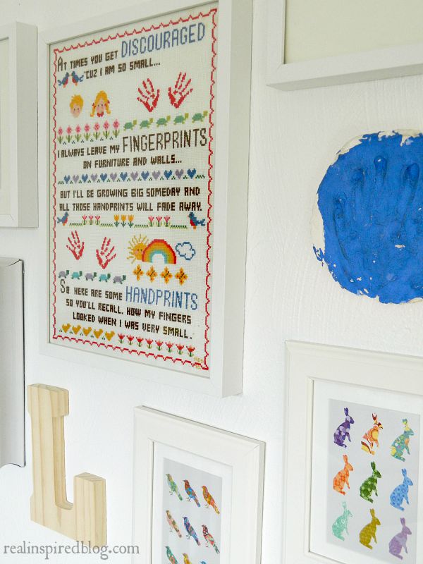 A boys' vintage modern nursery reveal! A simple makeover using a primary color palette to unify everything from toys to vintage heirlooms and sentimental objects.