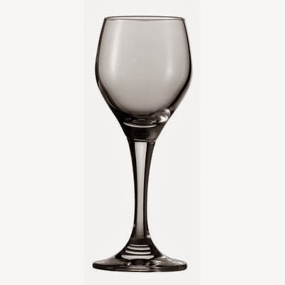 Tall cyrstal cordial glass