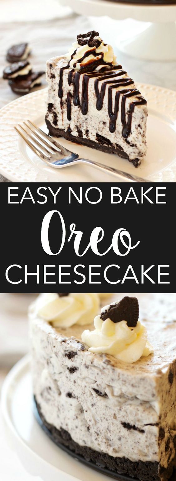 EASY NO BAKE OREO CHEESECAKE #nobake #oreo #cheese #cheesecake #dessert #dessertrecipes #easydessertrecipes EASY NO BAKE OREO CHEESECAKE #nobake #oreo #cheese #cheesecake #dessert #dessertrecipes #easydessertrecipes