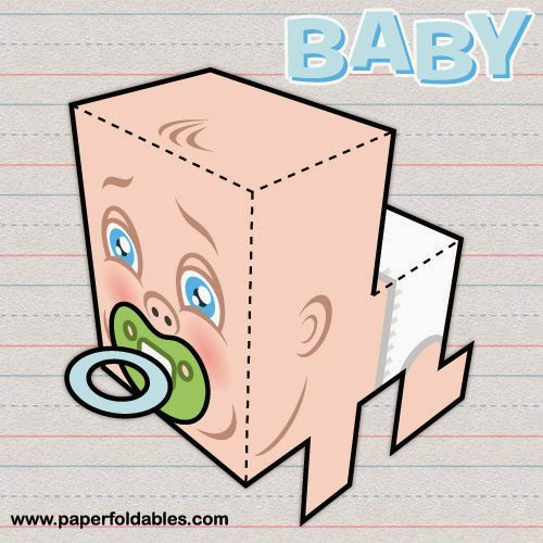 Baby Paper Toy