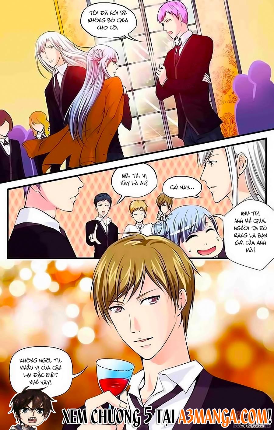 Học Viện Mỹ Nam Số 7 Chap 4 - Next Chap 5