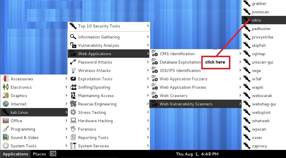 How to use nikto in kali linux Hack The Knox
