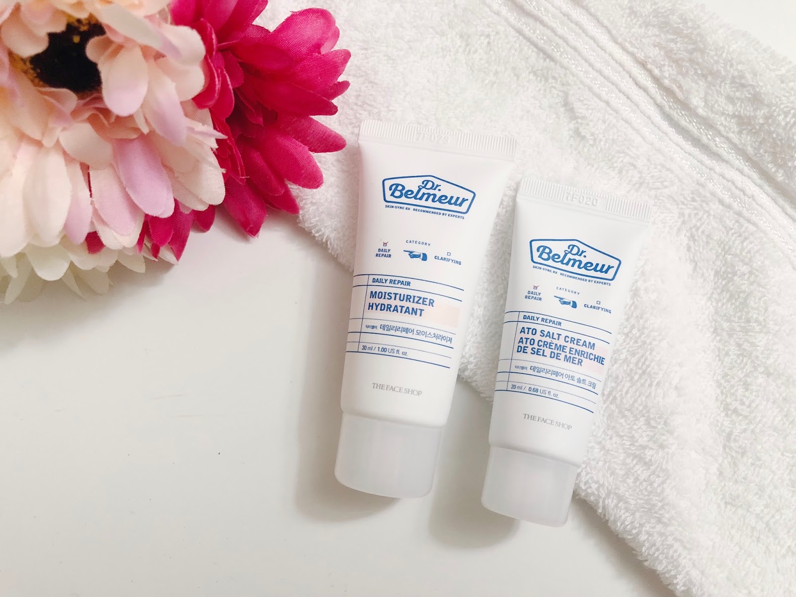 The Face Shop Dr. Belmeur Daily Repair Moisturizer and Ato Salt Cream