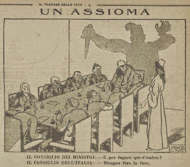 un assioma - il travaso delle idee 29-6-1924 - Filiberto Scarpelli