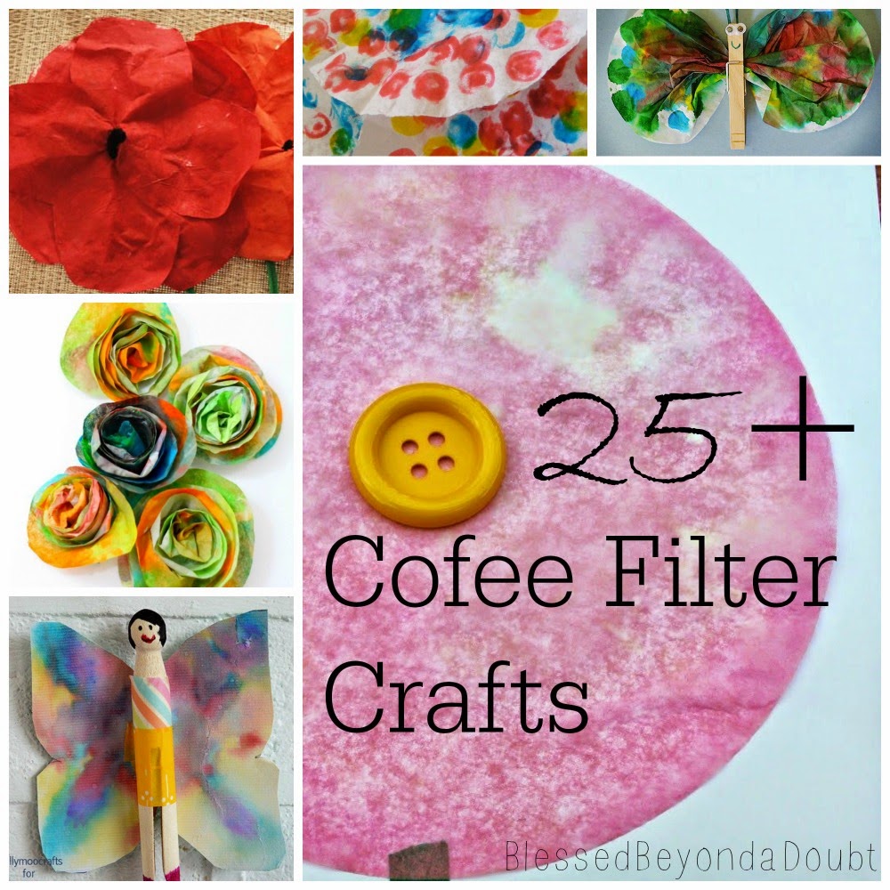 25+ Coffee Filter Crafts and Ideas! Blessed Beyond A Doubt