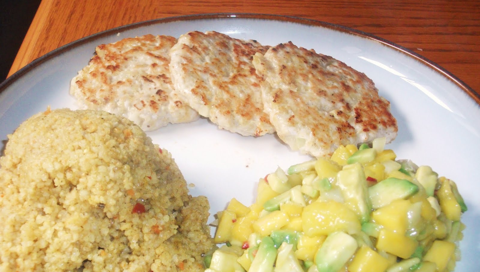 Eat Your Heart OutGlutenFree Victoria Personal Recipe Curry Chicken Patties with Avocado