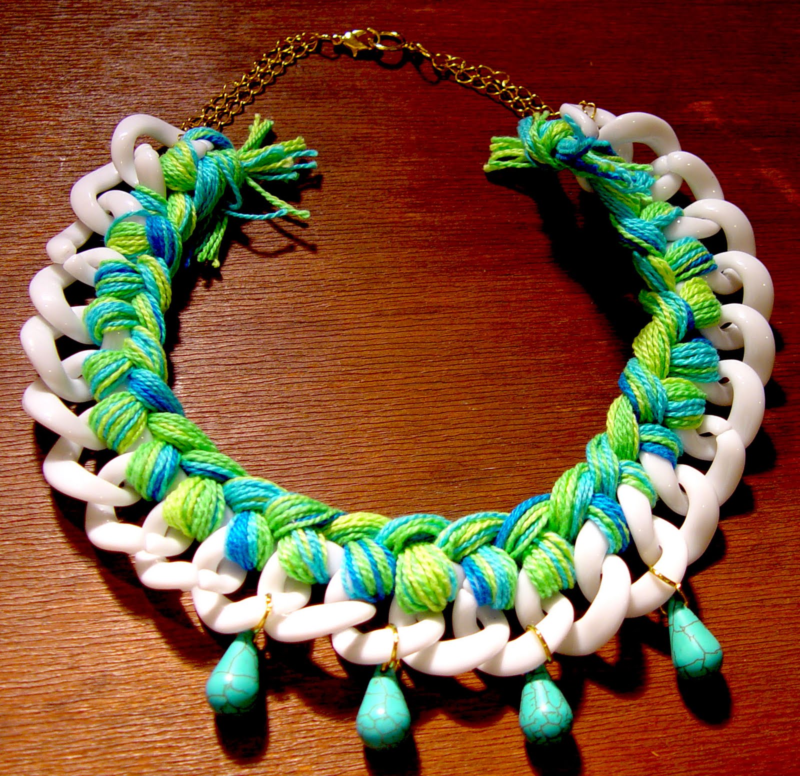 Life as Leah DIY Braided Chain Necklace (REALLY AWESOME)