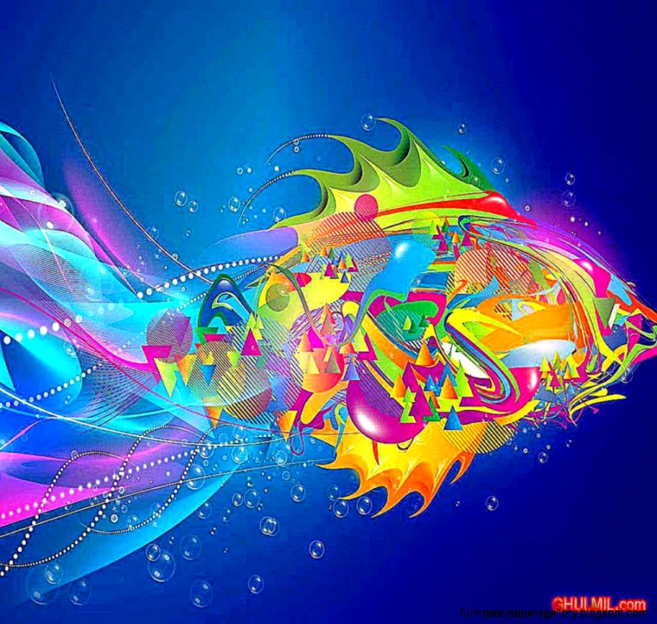Colorful 3D Wallpaper Awesome Download Free  All HD Wallpapers