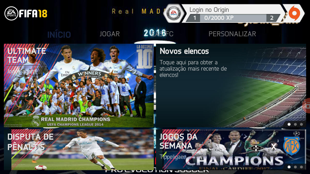 FIFA 14 COM MOD DA DA UEFA CHAMPIONS LEAGUE ATUALIZADO Alysson Play BR