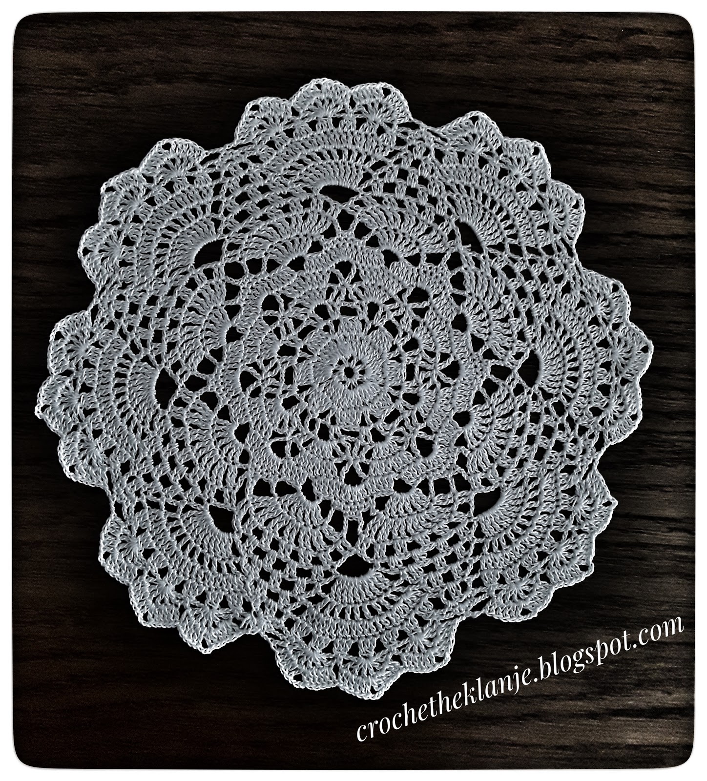 Crochet Heklanje Moj rad 81 Mala salveta