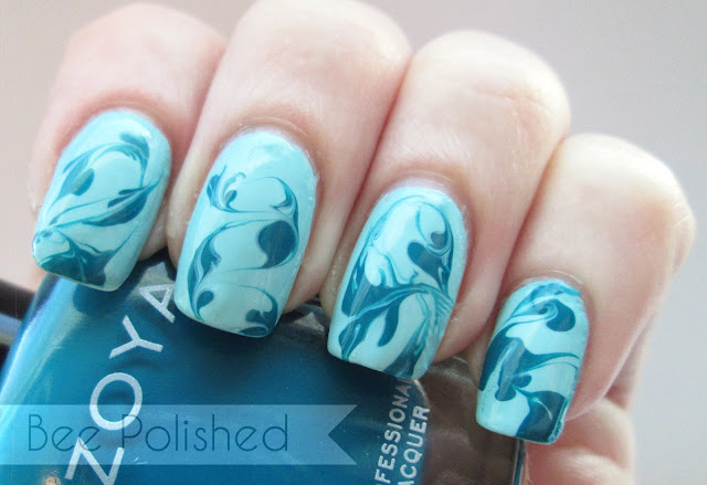 Forty Great Nail Art Ideas: Aqua or Turquoise - Bee Polished