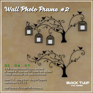 [Black Tulip] Mesh - Wall Photo Frame #2