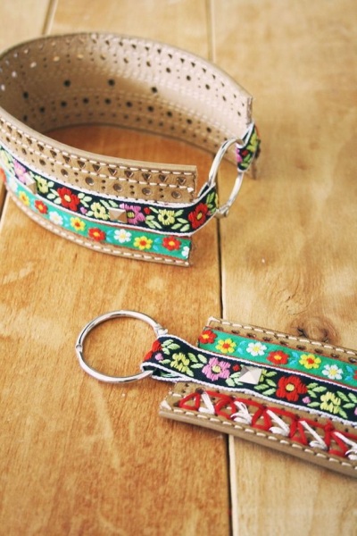 Gelang dari sabuk bekas Gelang dari sabuk bekas