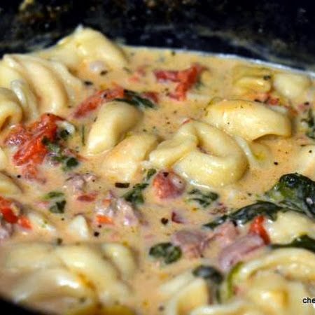 (Crockpot) Cheese Tortellini and Sausage | Boy Meets Bowl