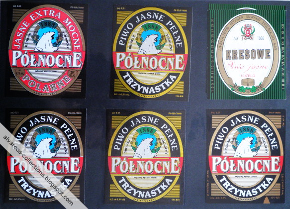 Beer labels collection: Północne: Polarne, Trzynastka, Kresowe