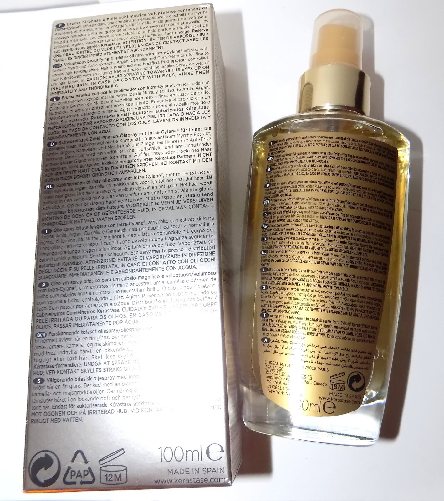 The Beauty Alchemist: Kerastase Elixir Ultime Bi Phase Spray Oil