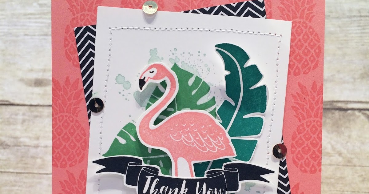 Design With Ink: Thank You With A Flamingo!