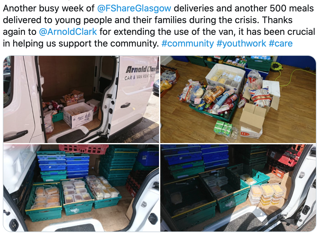 DRC Youth Project Emergency Food Delivery Update