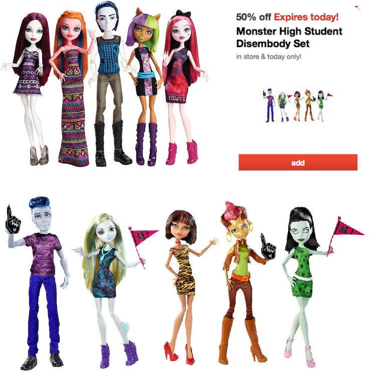 Get Up to 40% Off Monster High Items at Amazon + Free Shipping w/Prime