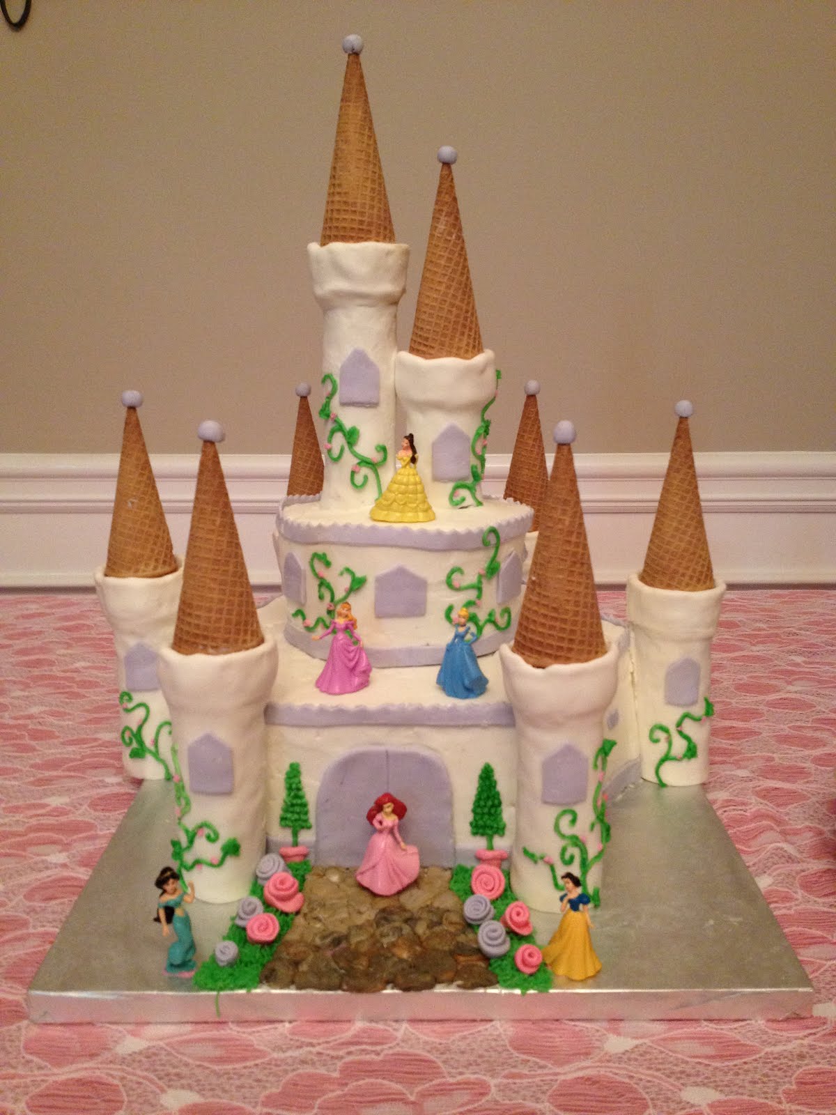 Creative Cakes N More: Disney Princess Castle Cake