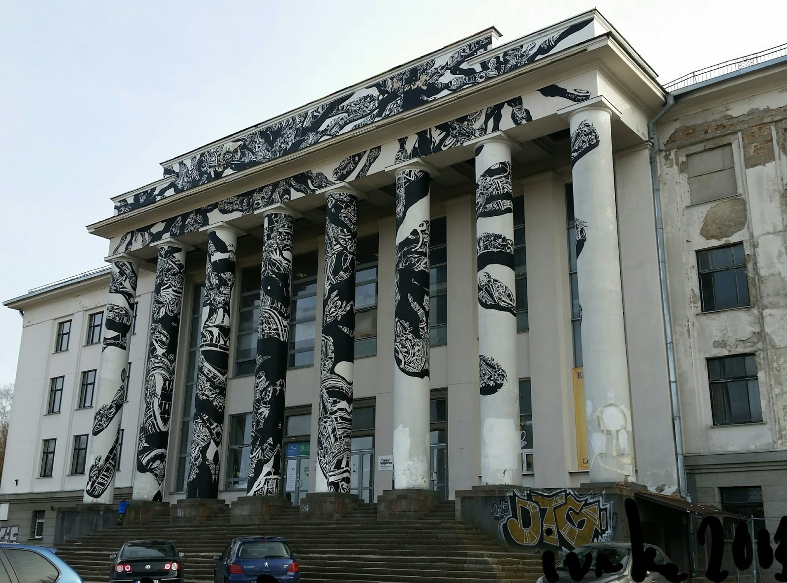 365 days in Vilnius Day 34. Some more graffities in Vilnius. Vilnius