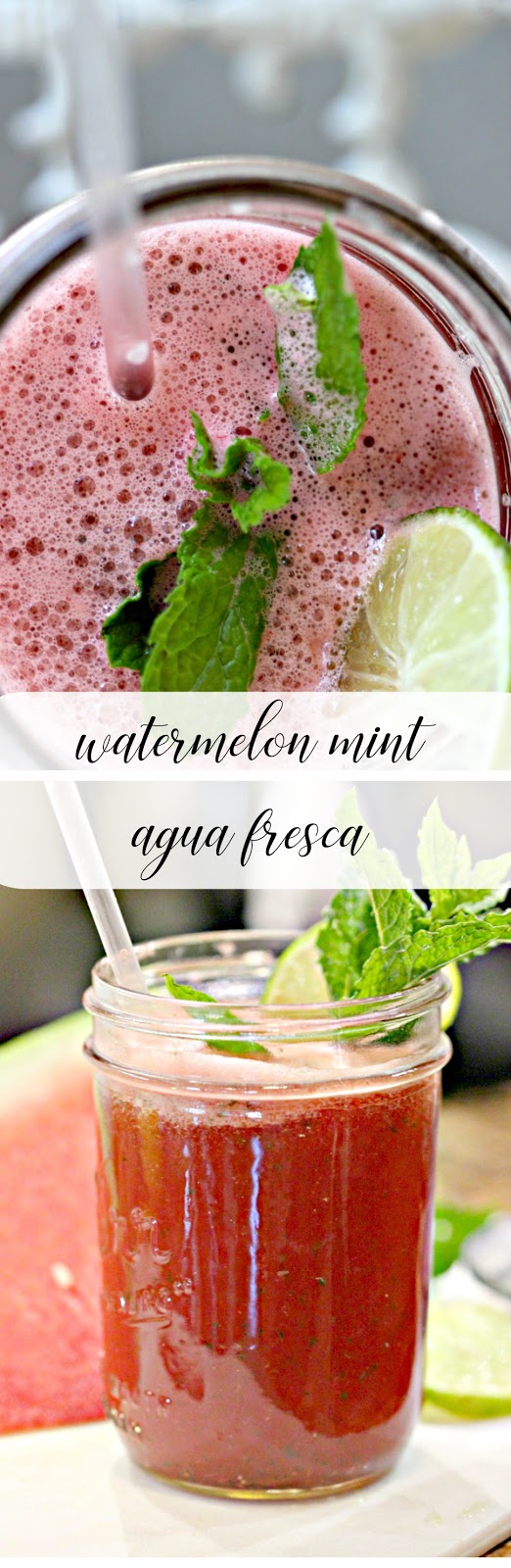 End of Summer + Easy Watermelon Mint Agua Fresca Recipe A Little Desert Apartment
