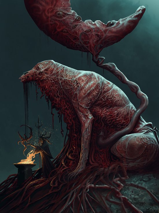 Mike Franchina artstation arte ilustrações terror fantasia sombria gótica infernal