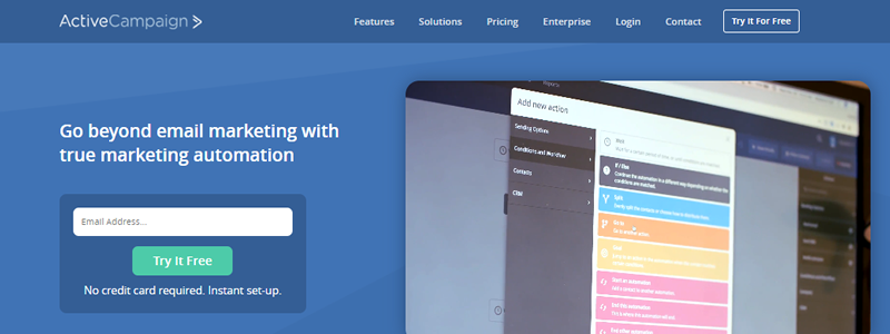 ActiveCampaignis a marketing automation tool that listens and learns