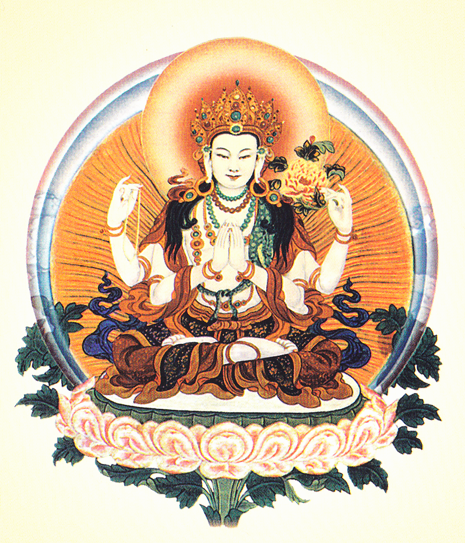 Карма buda. Авалокитешвара махаяна. Будда Авалокитешвара. Ченрезиг Будда. Бодхисаттва Авалокитешвара.