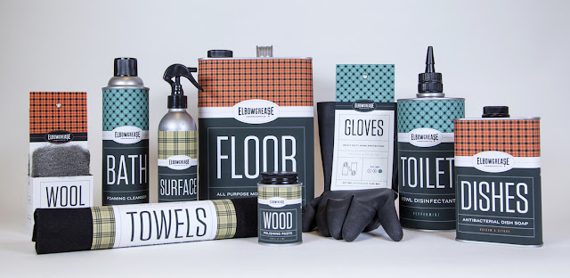 Elbow Grease Home Goods' Packaging Designed By Jaclyn Merk