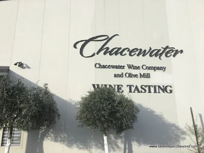 exterior of Chacewater Winery and Olive Mill in Kelseyville, California
