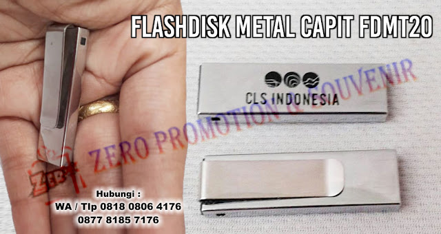 Jual Flashdisk Promosi USB Metal Capit FDMT20 Termurah