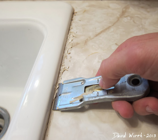 best way to fix a sink, caulk, silicone, how to